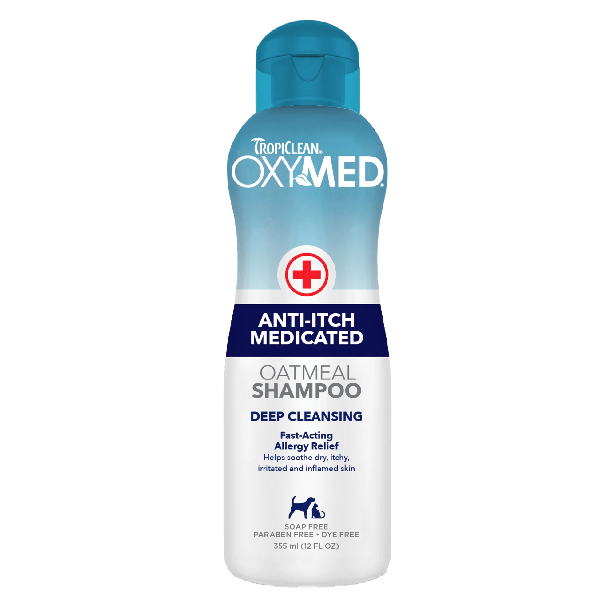 TropiClean OxyMed Hypoallergenic Shampoo for Pets 355ml