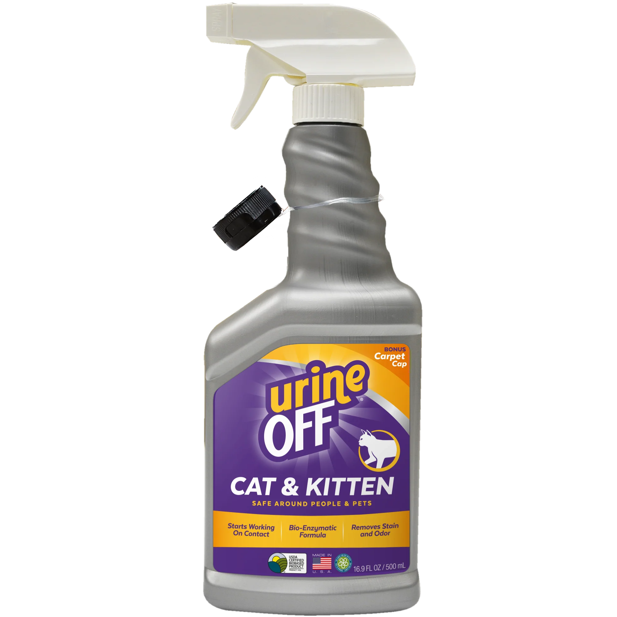 Urine Off Cat & Kitten Spray for Hard Surfaces 500ml