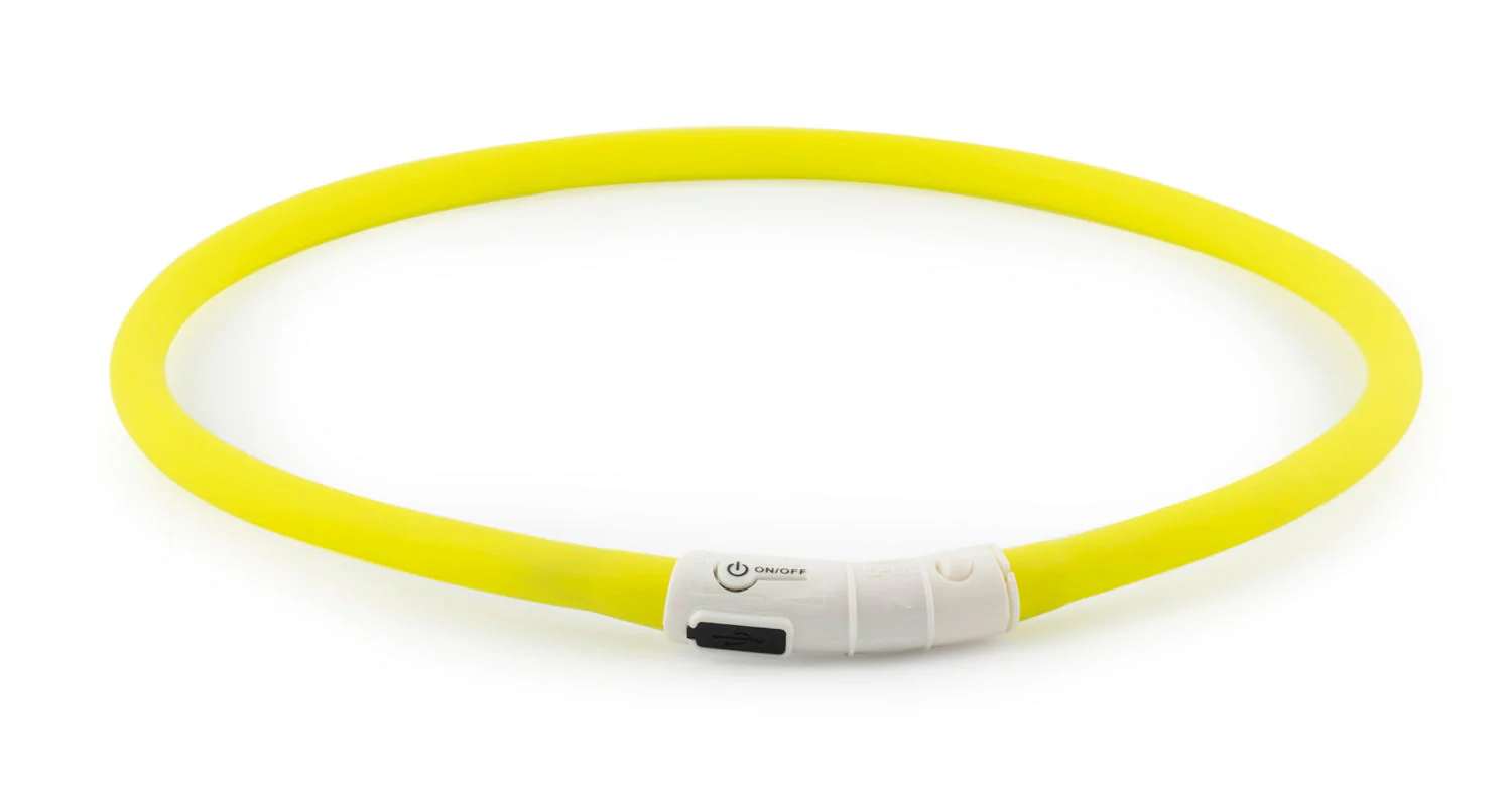 Usb Rechargeable Night Time Safety Halo Yellow 70cm