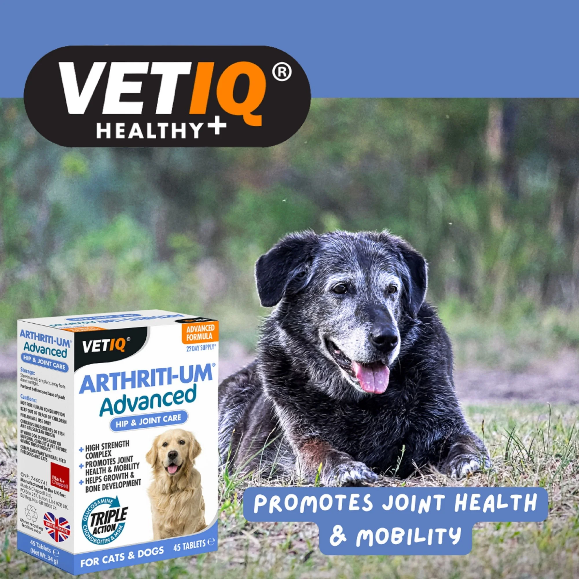 VetIQ Arthriti-Um Advanced 45 Tablets - Image 3
