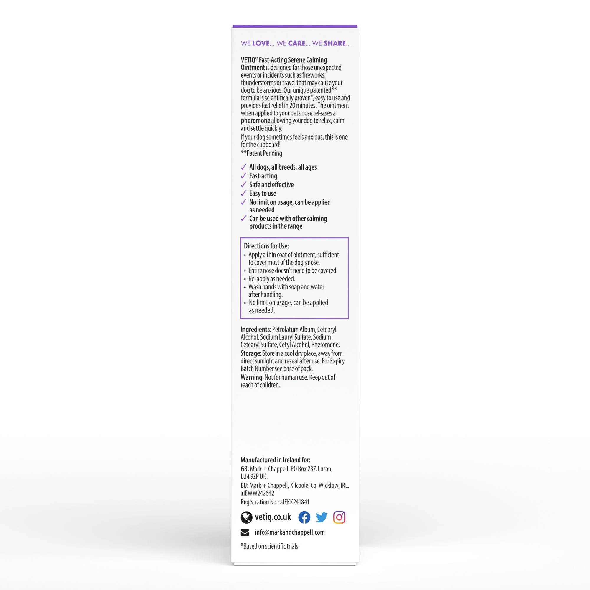 VetIQ Serene Calming 50g - Image 2
