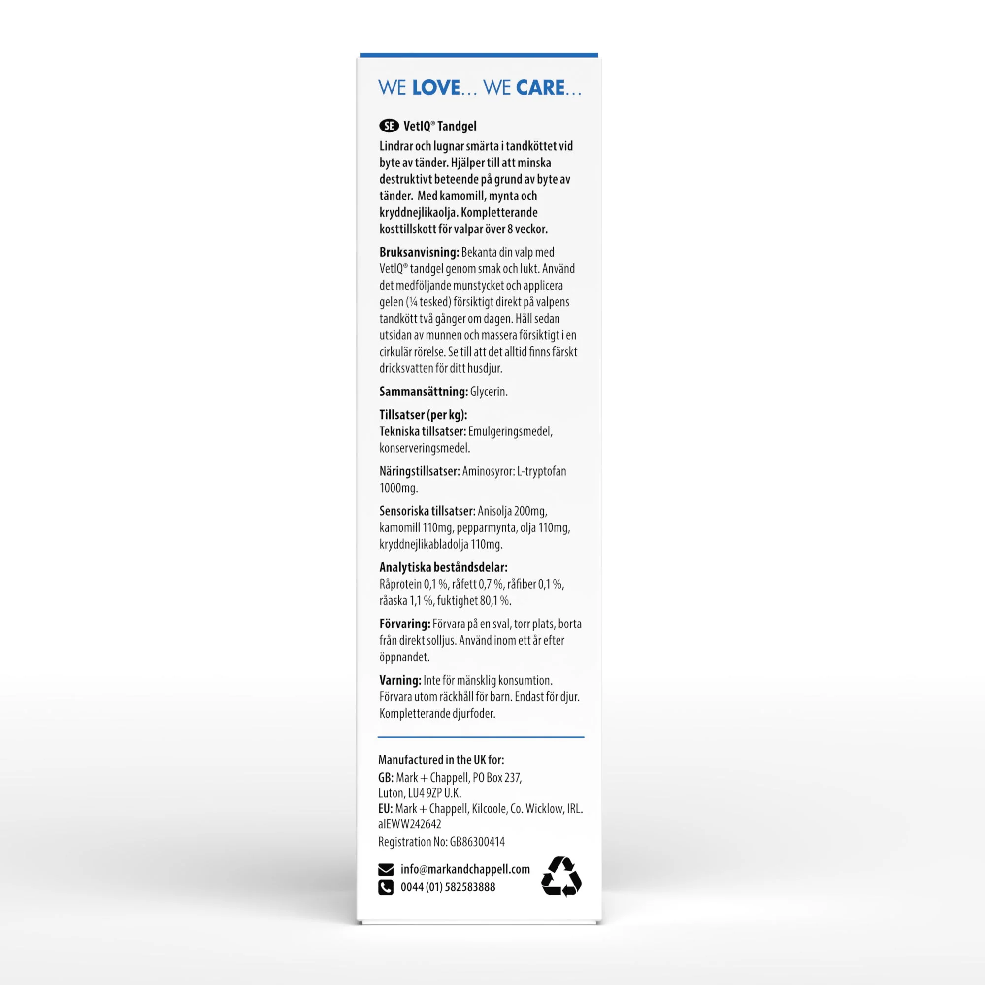 VetIQTeething Gel 50g - Image 2