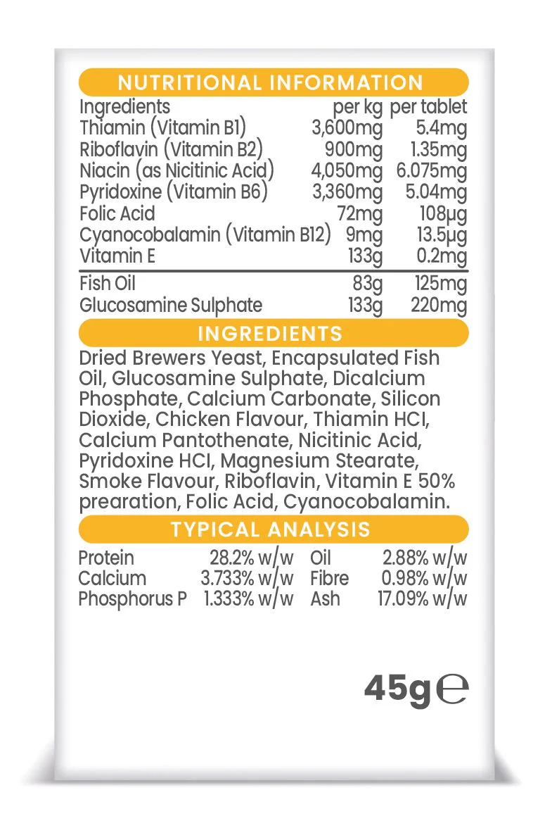 Vetzyme Dog Flexible Joint With Glucosamine 30 Tablets - Image 2