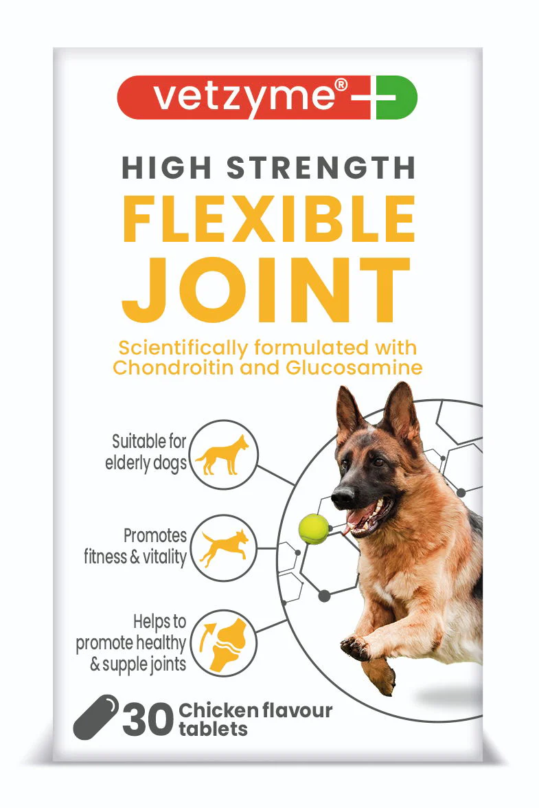 Vetzyme Dog High Strength Flexible Joint Tablets 30Tablets - Image 2