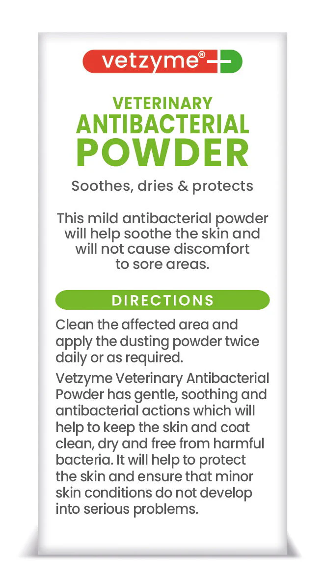 Vetzyme Pet Anti-bacterial Powder 40g - Image 2