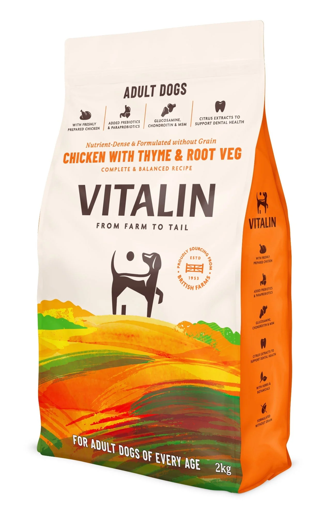 Vitalin Adult Chicken with Veg & Thyme 2KG - Image 2