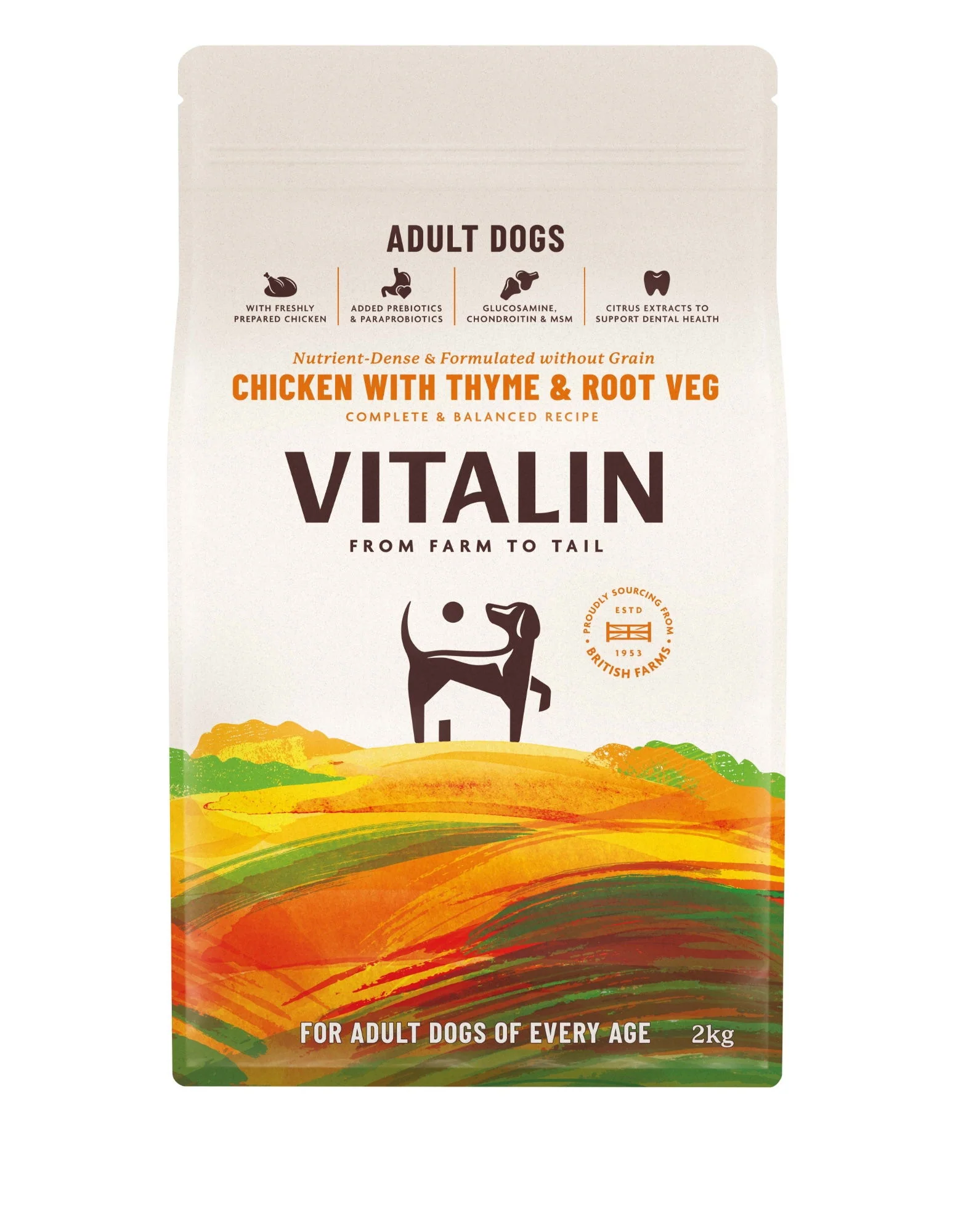 Vitalin Adult Chicken with Veg & Thyme 2KG - Image 3