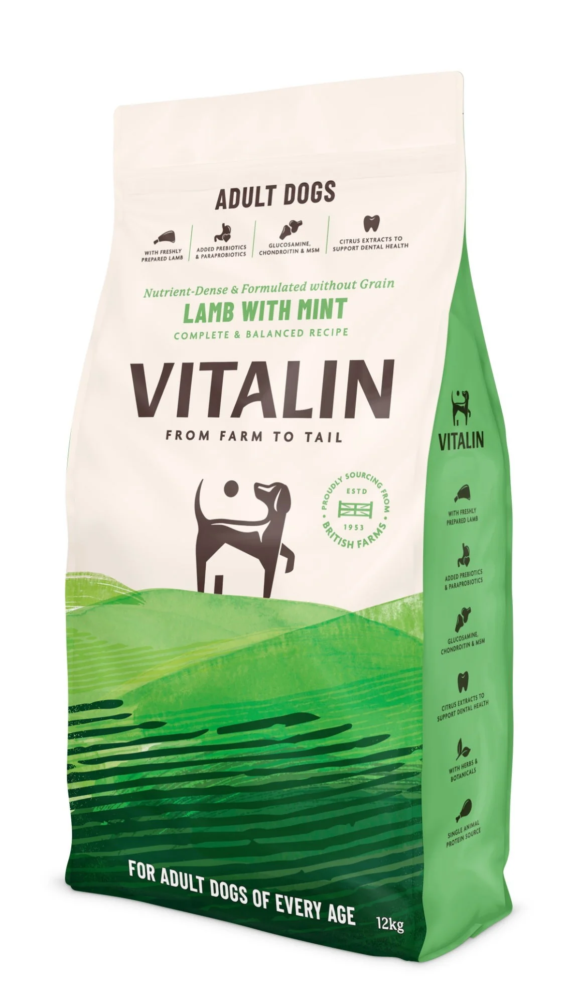 Vitalin Adult Lamb and Mint 12KG - Image 2
