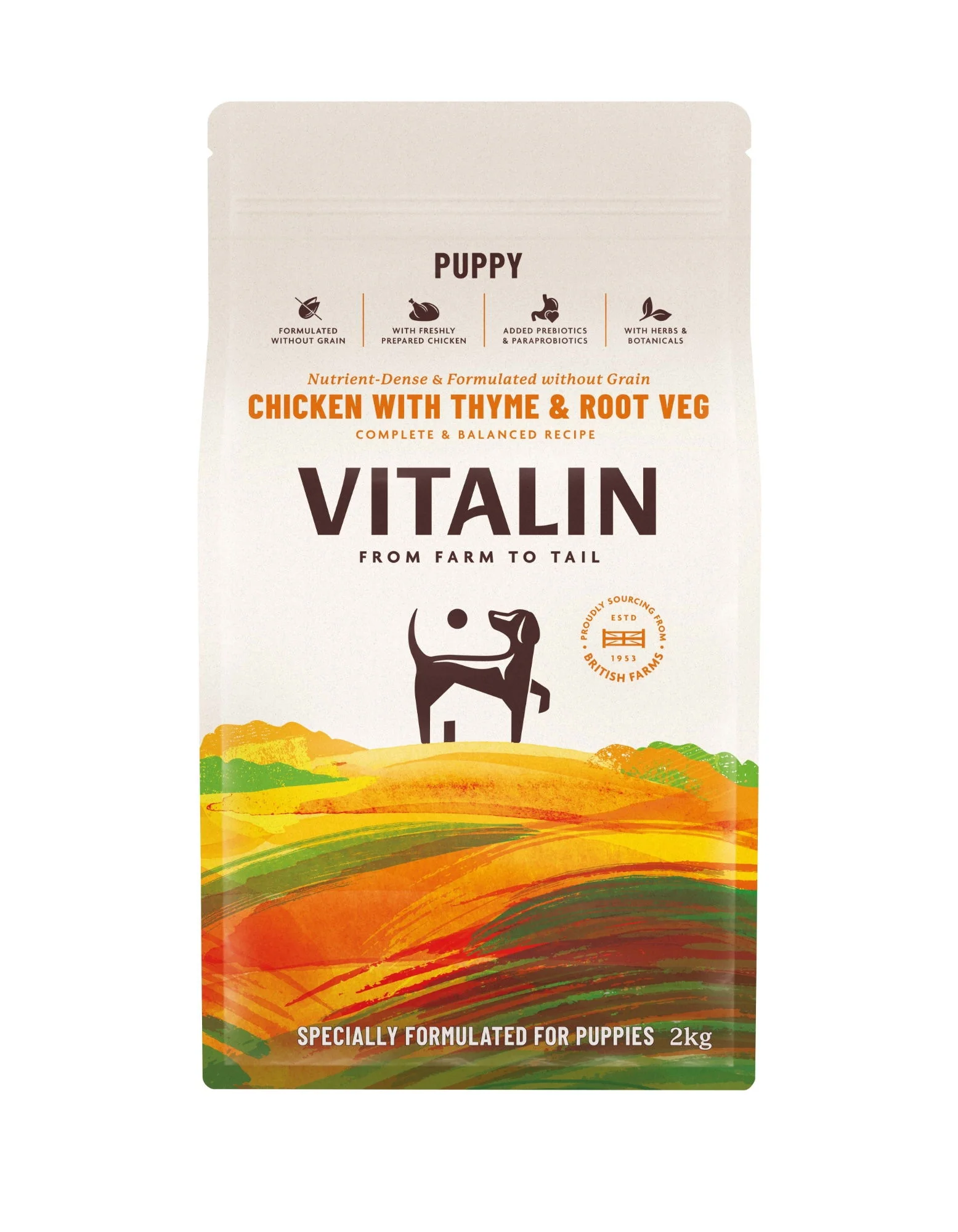 Vitalin Puppy Chicken with Veg & Thyme 2KG - Image 3