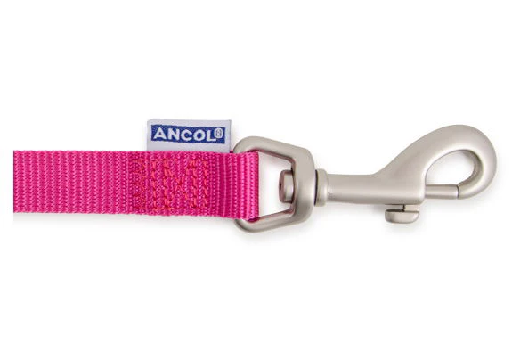 Viva Nylon Padded Snap Lead Pink 19mm X1m - Image 2