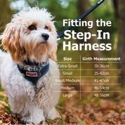 Viva Nylon Step In Comfort Mesh Harness Red Small