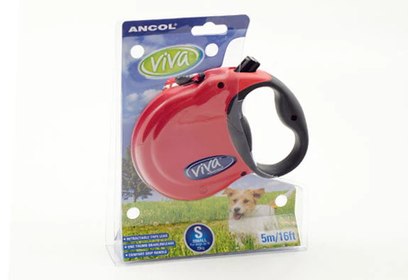 Viva Retractable Lead Tape Red Small 20kg-5m - Image 2