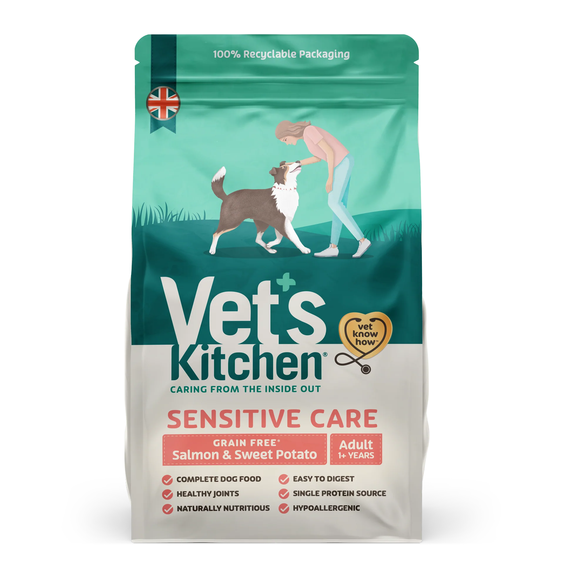 VK Sensitive Care GF Adt Dry Dog Slmn&Sweet Potato 2.2kg
