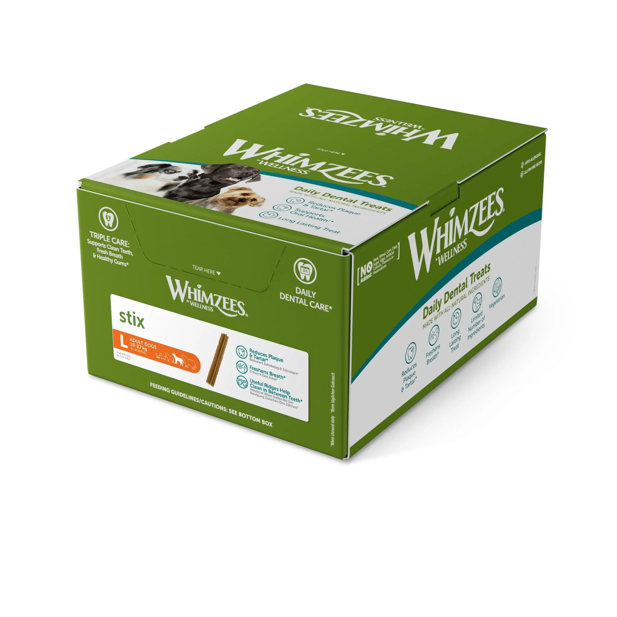 Whimzees Stix Large 18 Cm Display Box