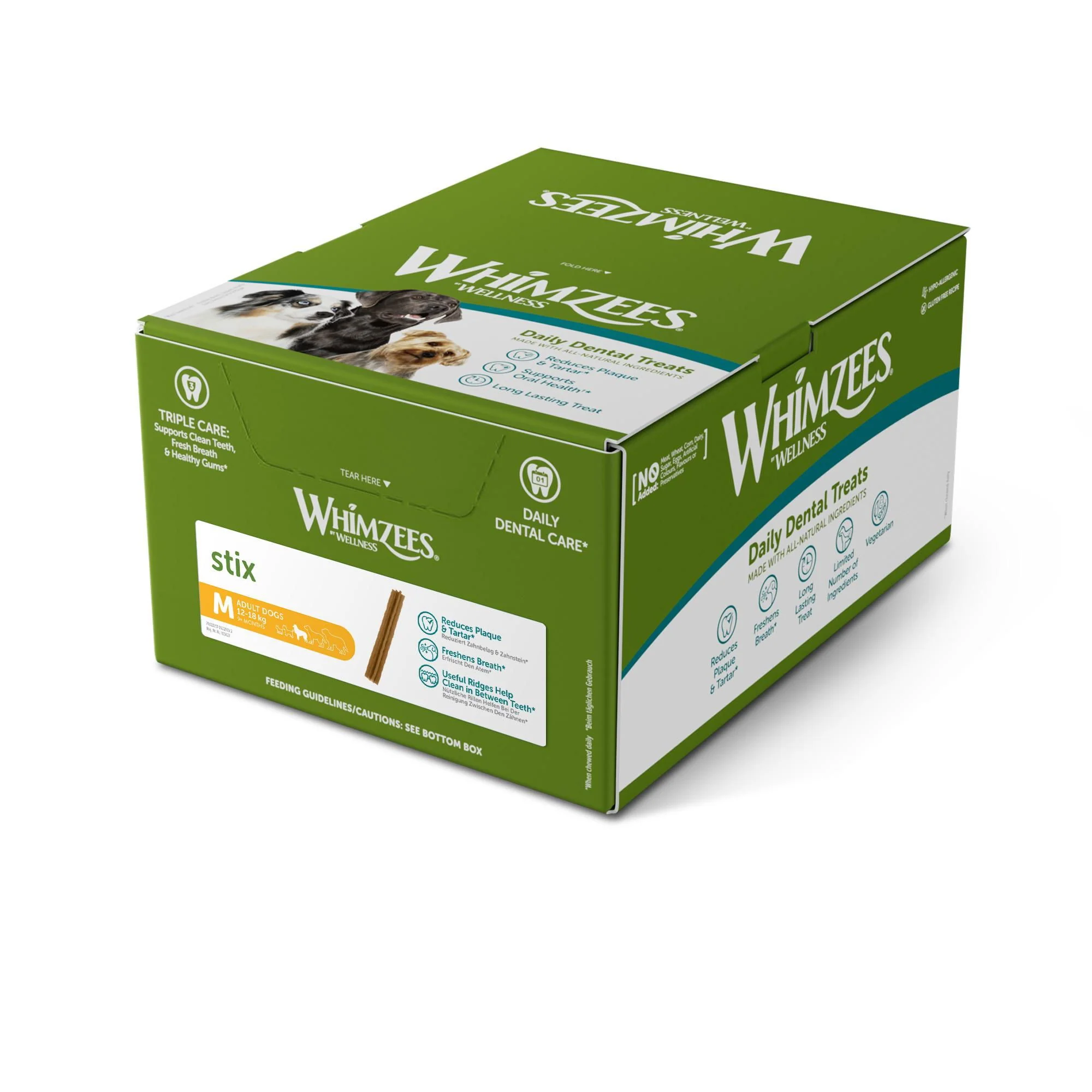 Whimzees Stix Medium 15 Cm Display Box