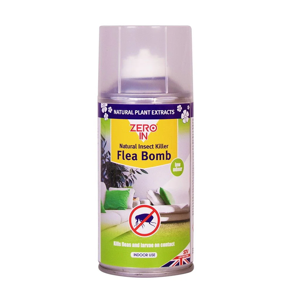 Zero In Natural Insect Killer Flea Bomb 150ml Aerosol
