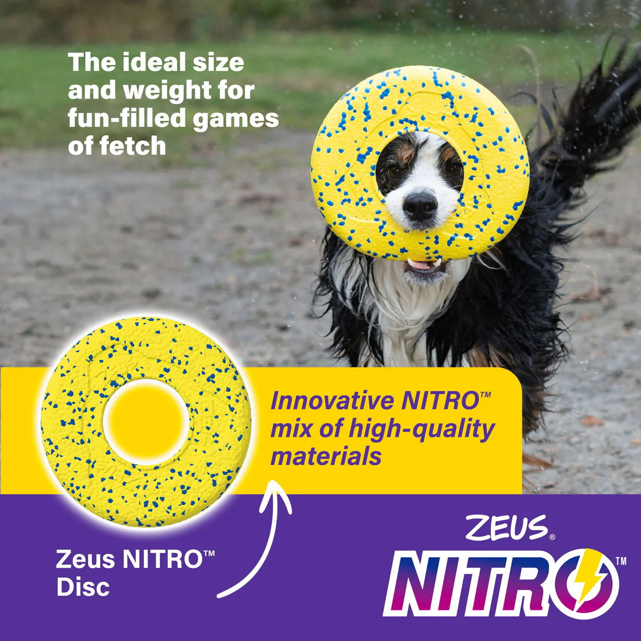 Zeus Nitro Flying Disc 24cm dia - Image 3