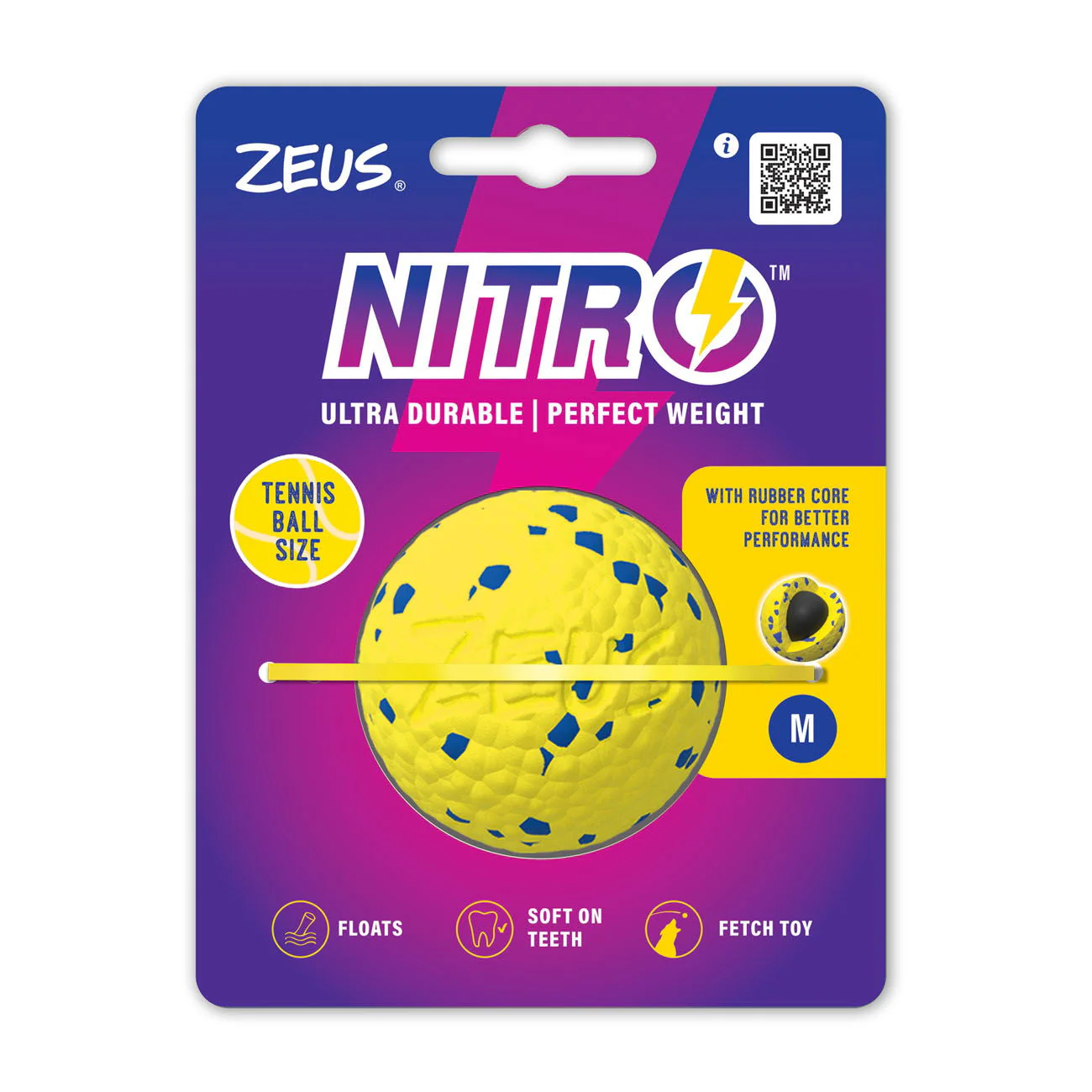 Zeus Nitro Weighted Ball Medium 6.3cm dia - Image 2