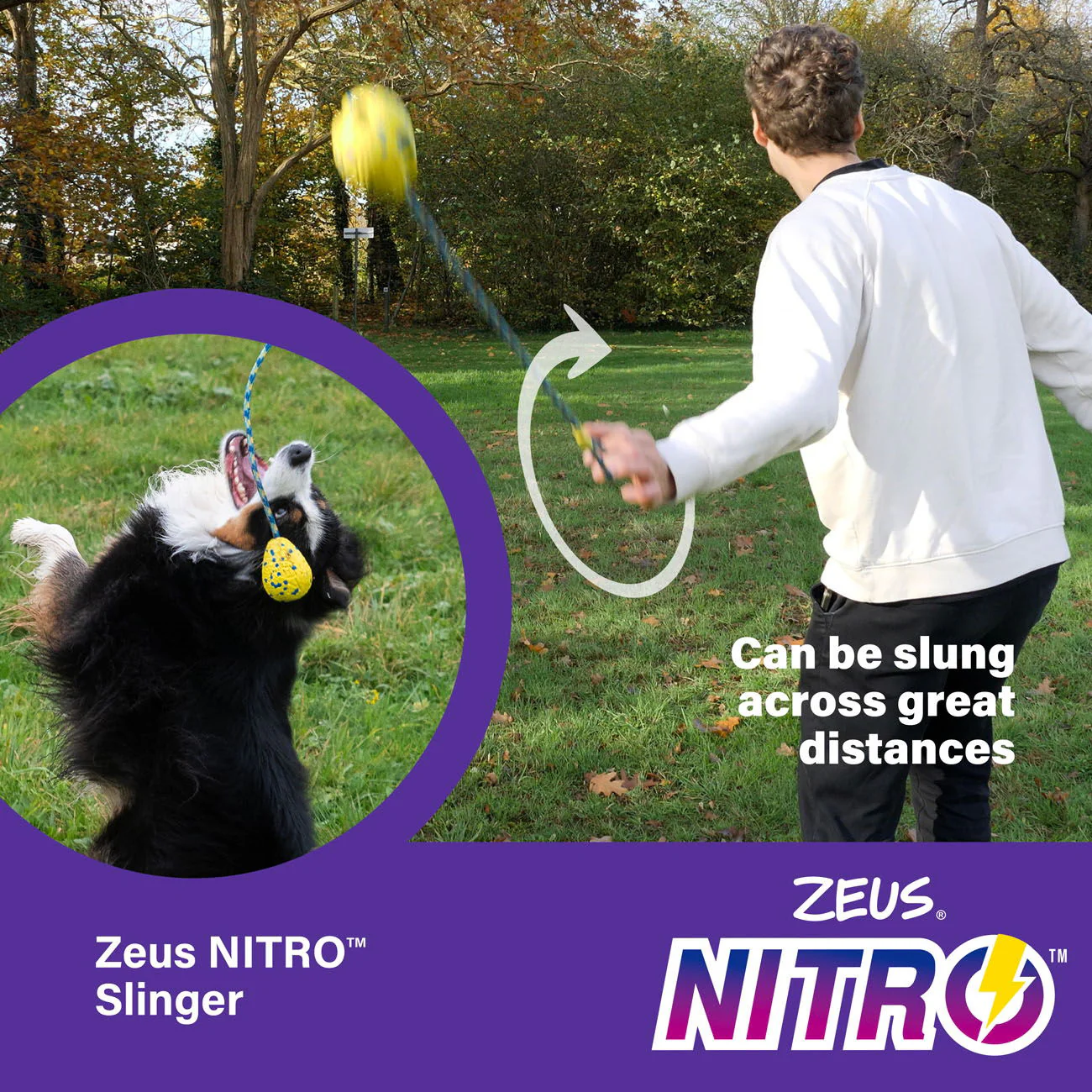 Zeus Nitro Weighted Slinger w Rope 9.2cm - Image 4